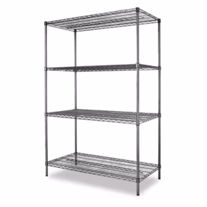 4 Tire Storage Metal Wire Shelving 250kg Per Shelf Capacity Commercial Heavy Duty Wire Rack Shelf Organization OEM&ODM Black